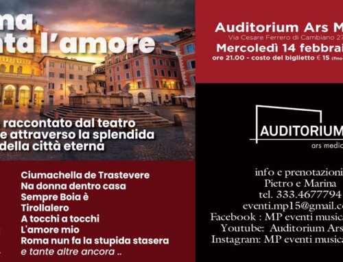 Evento musicale: “Roma Canta L’amore”